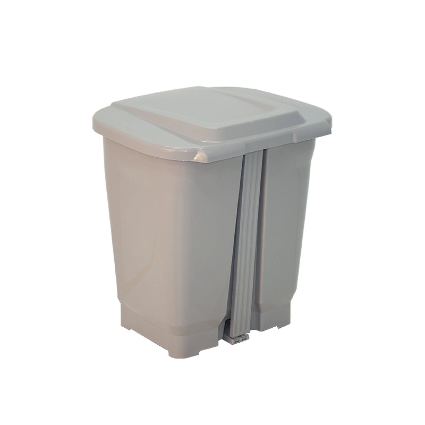 Basurero "T-FORCE" 25 Lt. en polipropileno gris