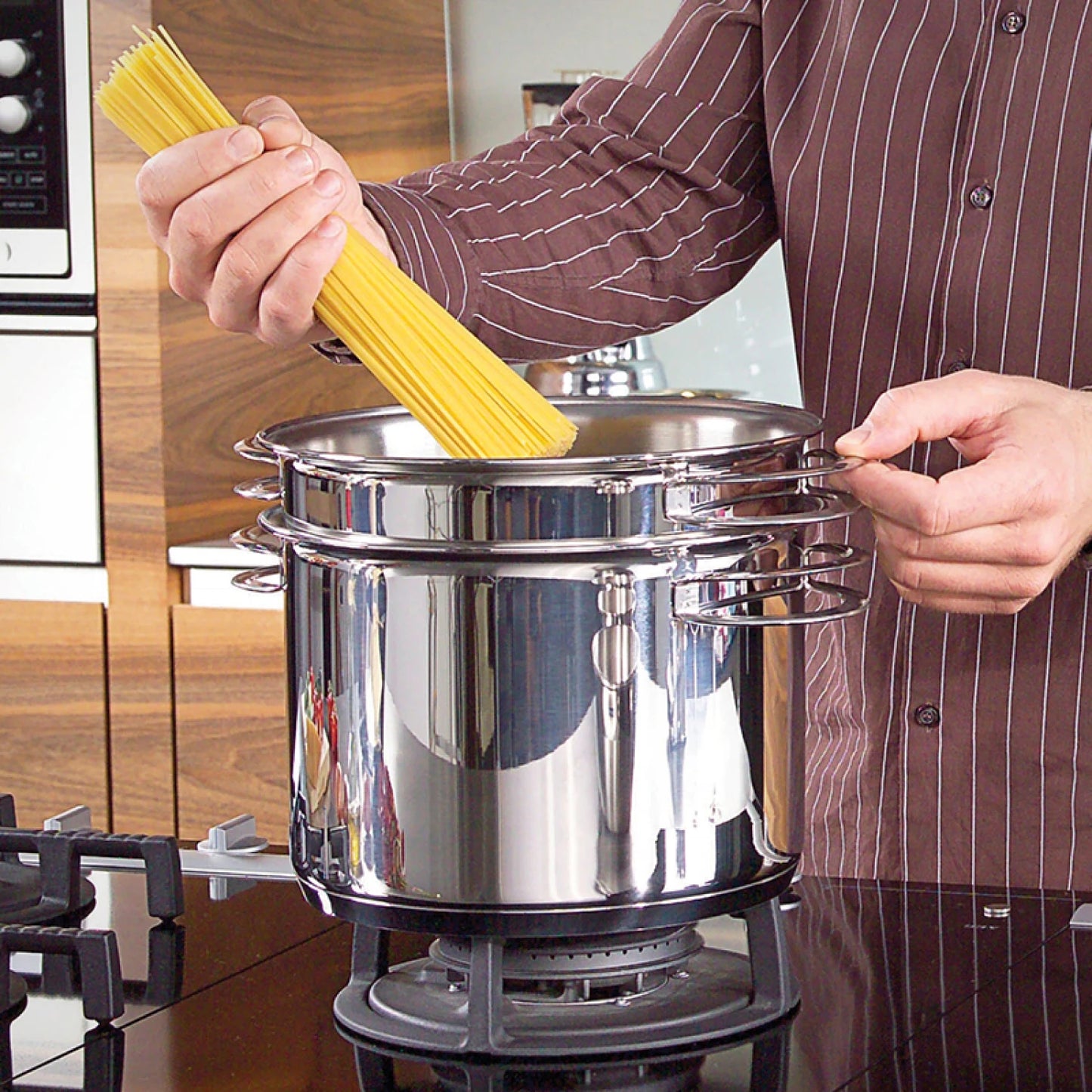 Conjunto Cozi-Pastas modelo SOLAR, 7 Lts.