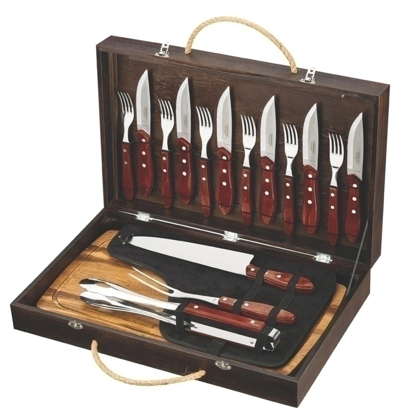 Juego para asado modelo CHURRASCO, 17 piezas