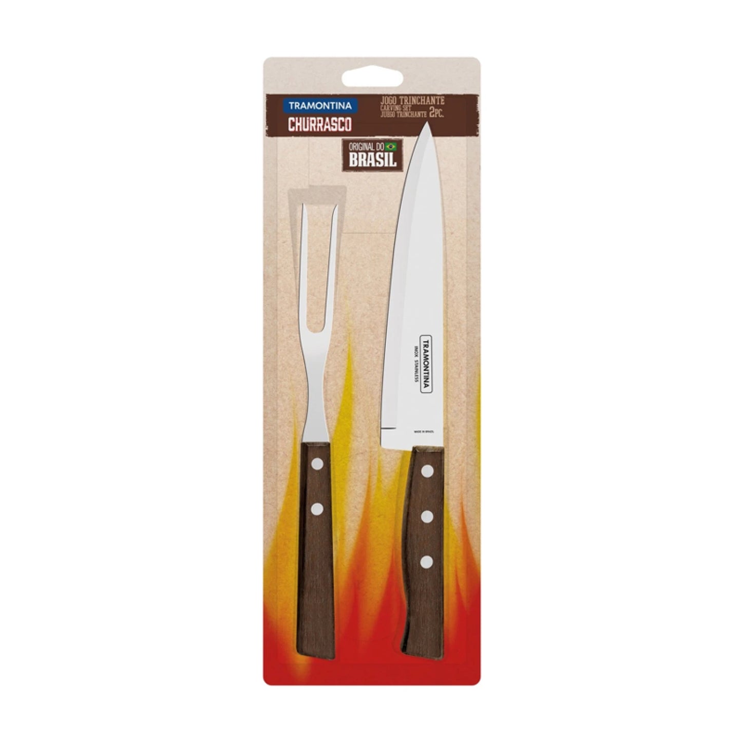 Juego para asado modelo CHURRASCO, 2 piezas