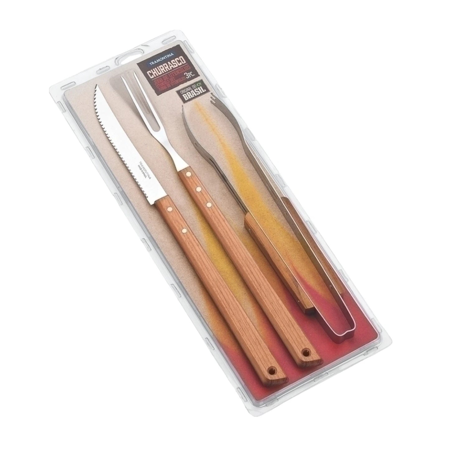 Juego para asador modelo CHURRASCO, 3 piezas