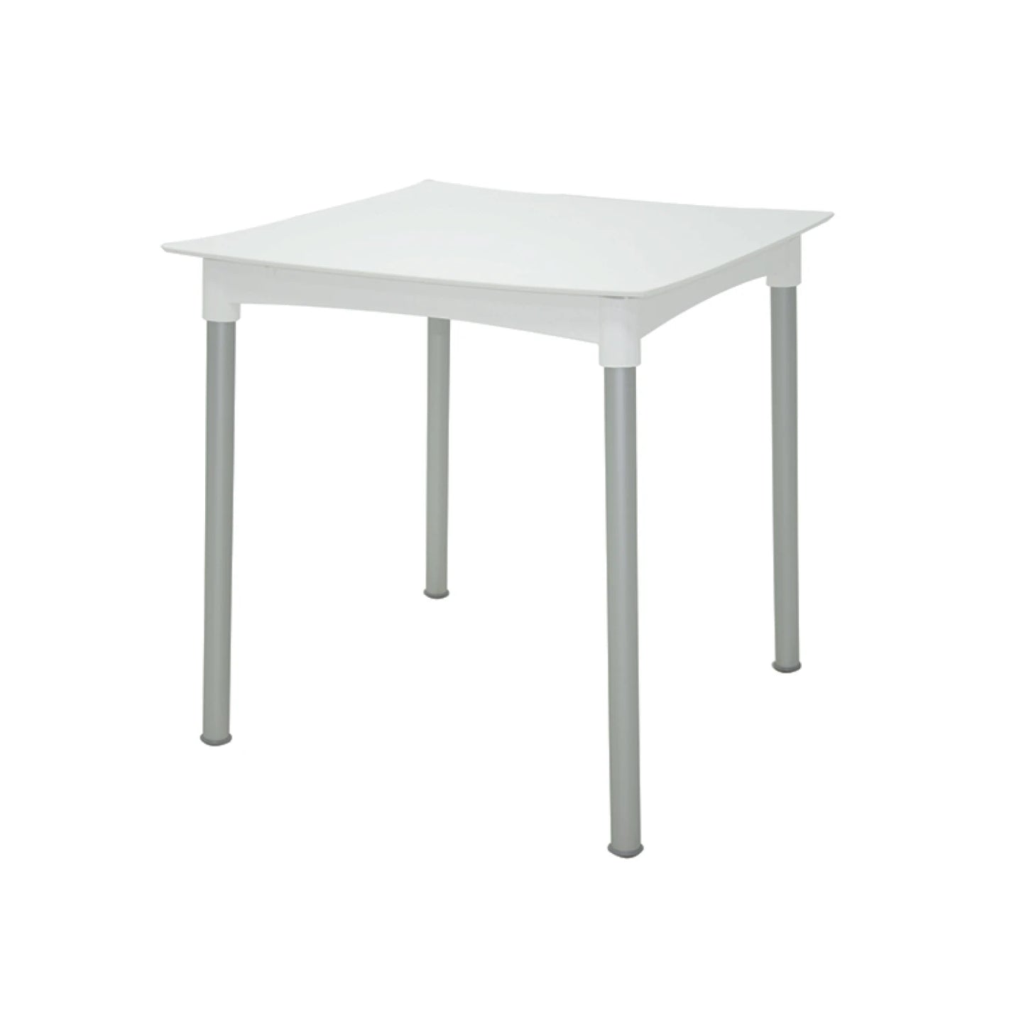 Mesa cuadrada "DIANA" con patas aluminio
