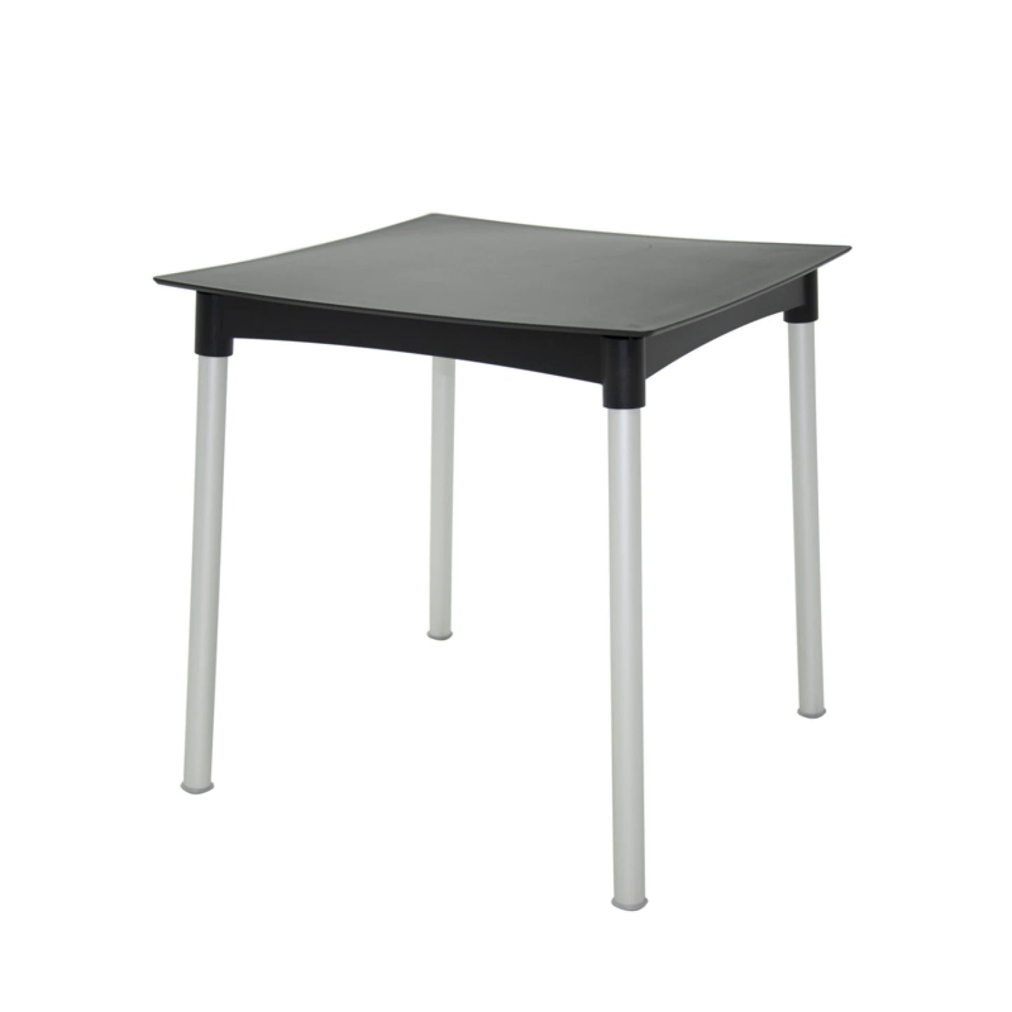 Mesa cuadrada "DIANA" con patas aluminio