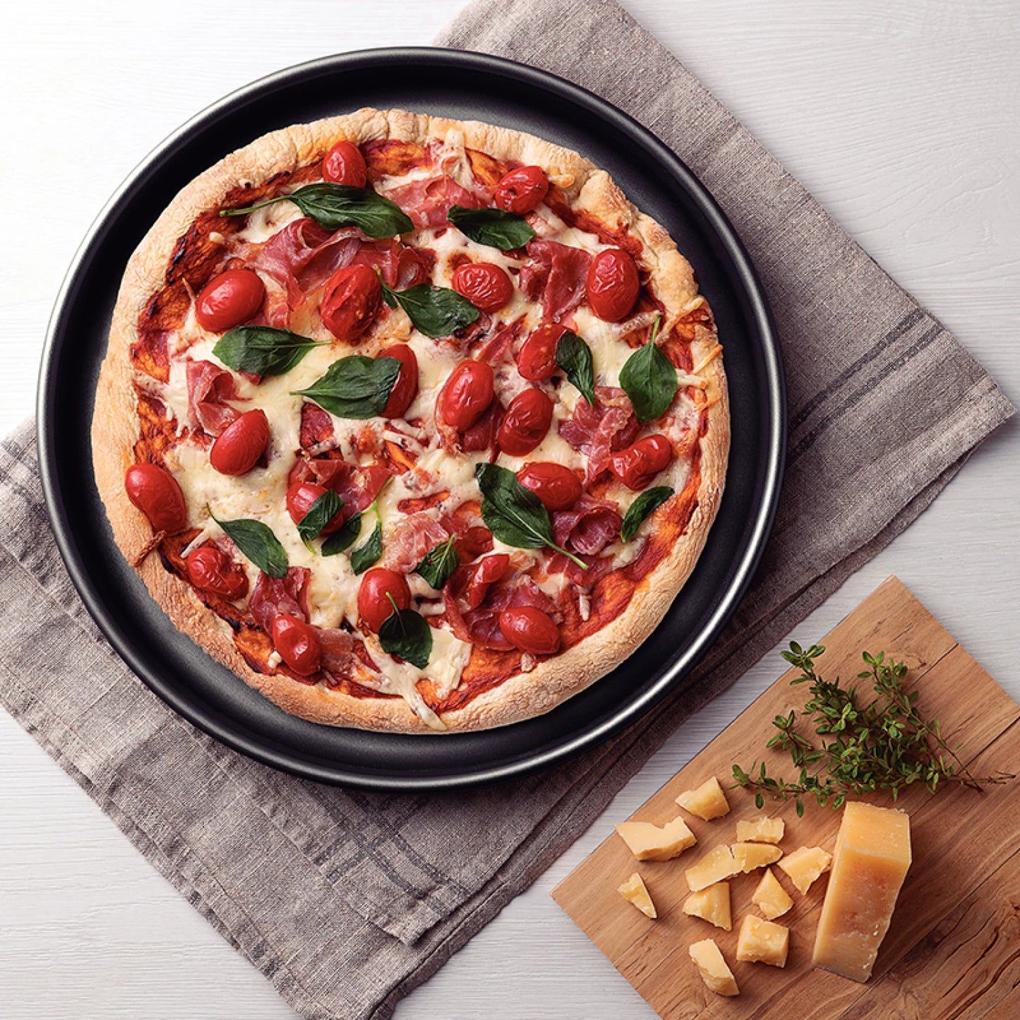 Molde para pizza modelo BRASIL, 35cm.
