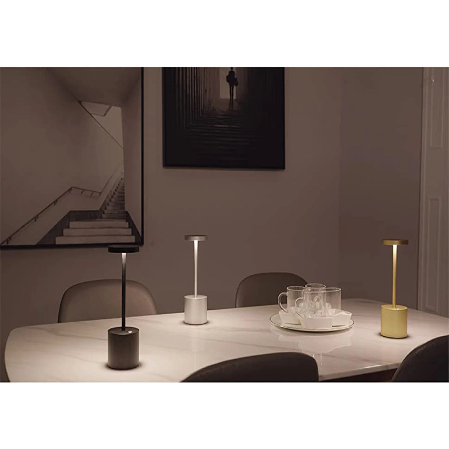 Portátil de mesa LED inalámbrica USB