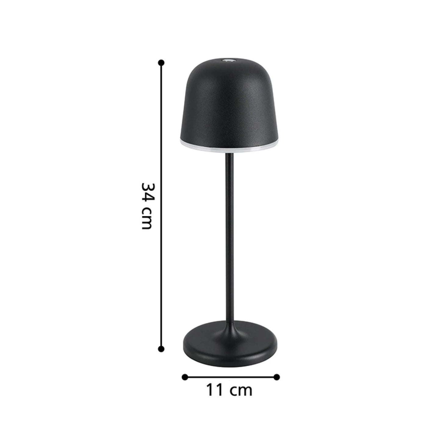 Portátil LED inalámbrica p/exterior cálida