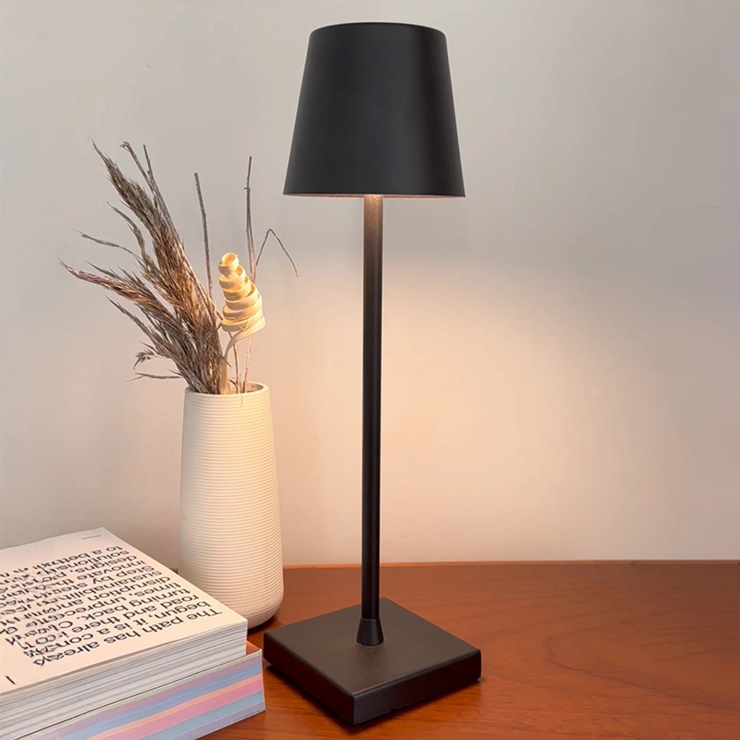 Portátil LED mesa p/exterior inalámbrica USB 2W cálida