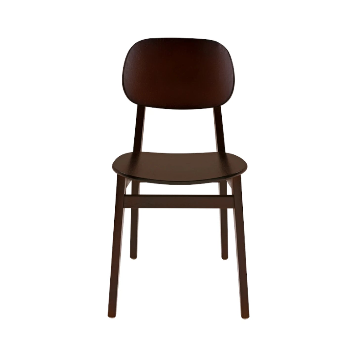 Silla de madera color tabaco "LONDON"