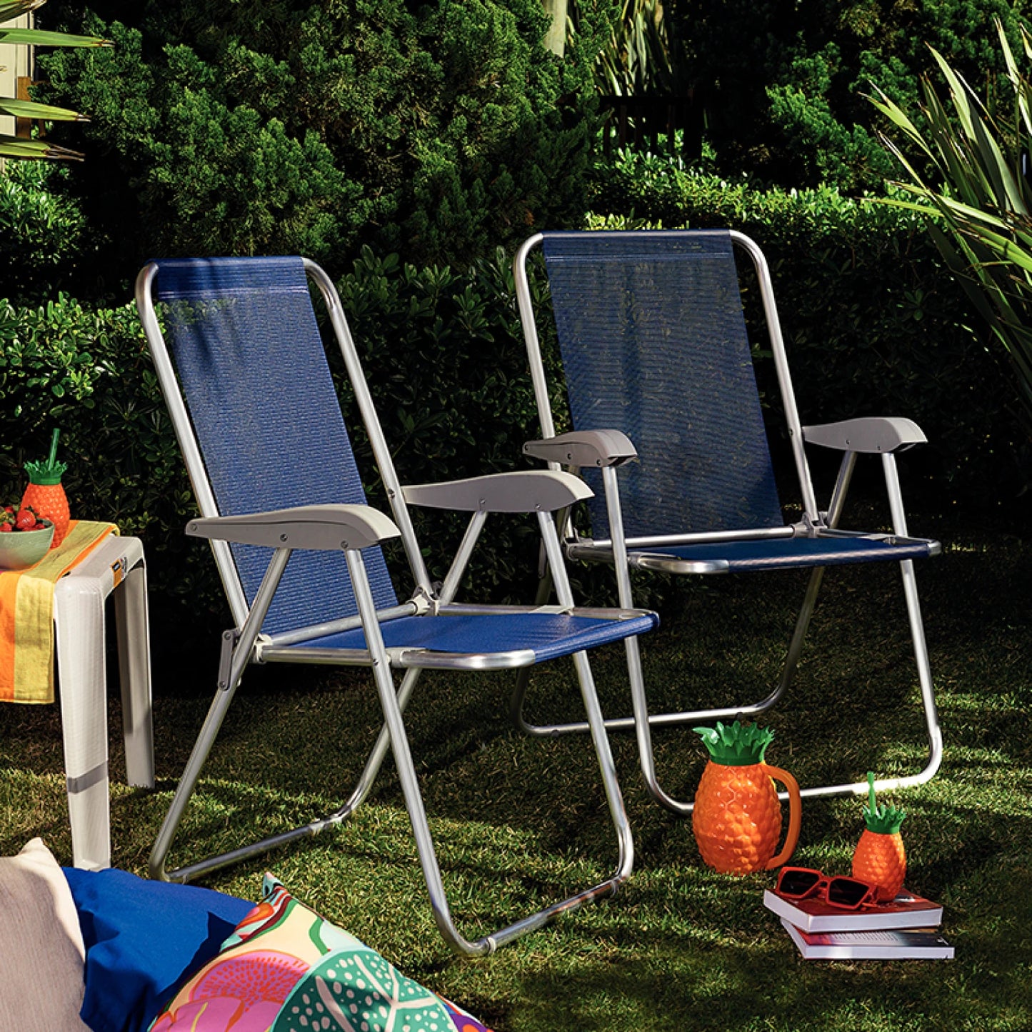 Silla playera de aluminio, "CRETA"