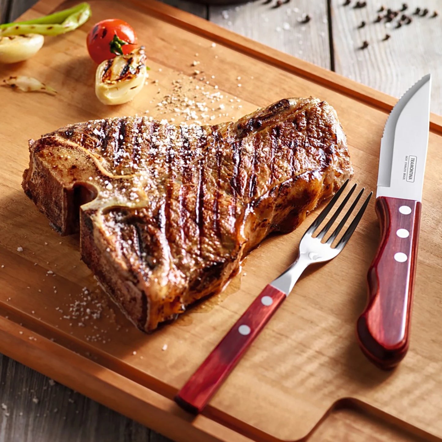 Tenedor de mesa modelo POLYWOOD, 6 piezas