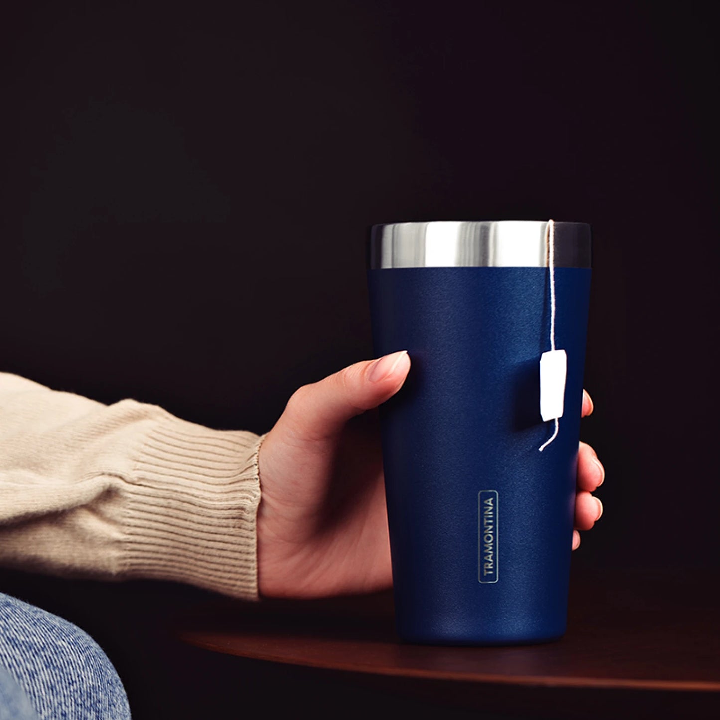 Vaso térmico azul 420ml
