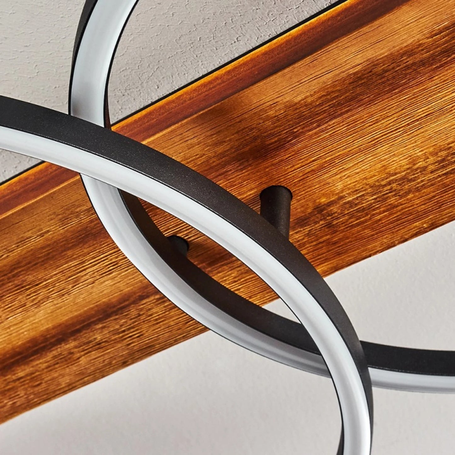 Aplique techo LED madera/acero 3x12W 3000K BOYAL