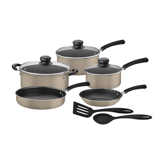 Batería cocina champagne 7 pzas. "Simple Cooking"