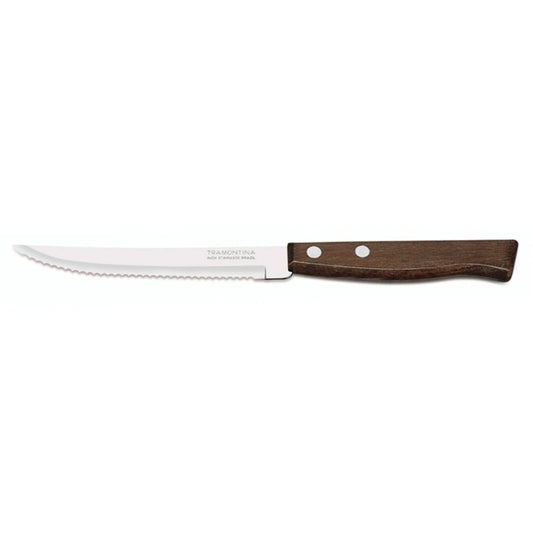 Cuchillo con mango de madera, modelo TRADICIONAL, 12 piezas