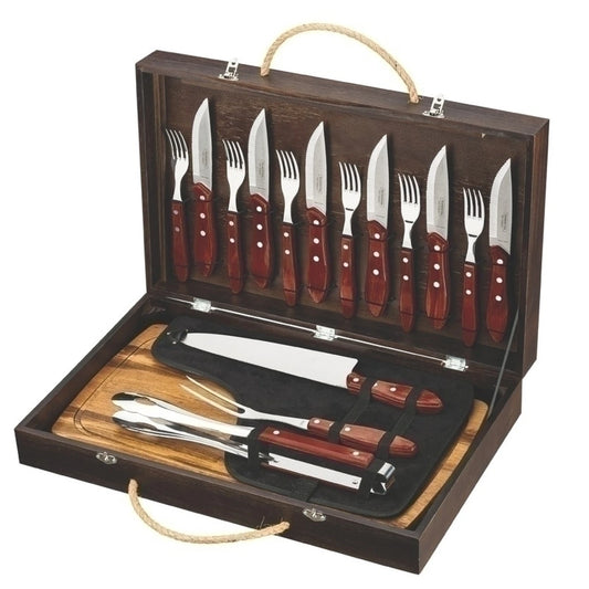Juego para asado modelo CHURRASCO, 17 piezas