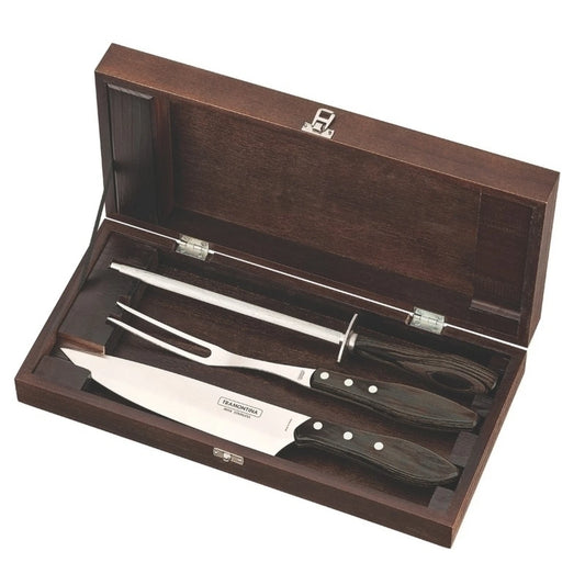 Juego para asado modelo CHURRASCO, 4 piezas en caja