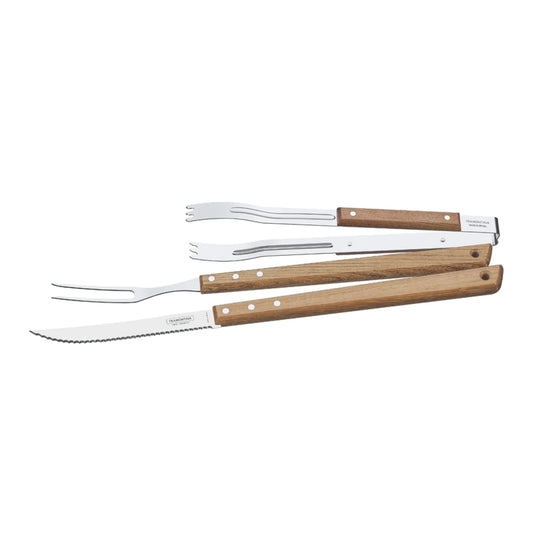 Juego para asador modelo CHURRASCO, 3 piezas