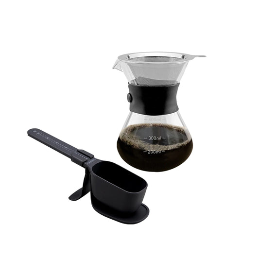 Kit para café - cafetera con colador + una balanza