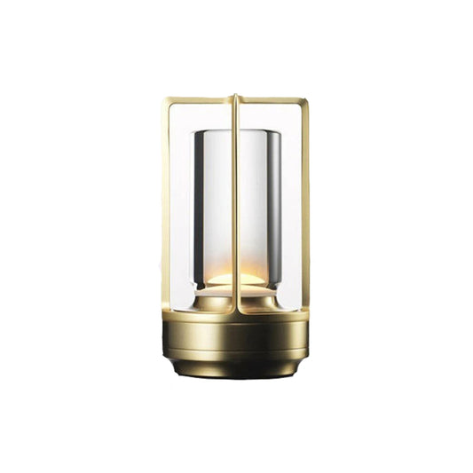 Lámpara mesa LED vintage inalámbrica USB-C