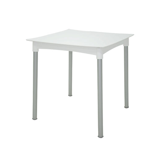 Mesa cuadrada "DIANA" con patas aluminio