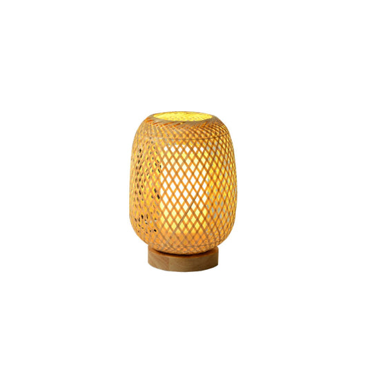 Portátil de mesa en bambú E27 Ø150