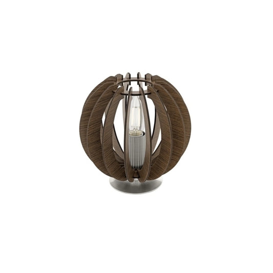 Portátil mesa redonda madera/marrón 1XE14 COSSANO