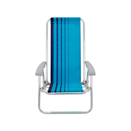 Silla playera aluminio y tela