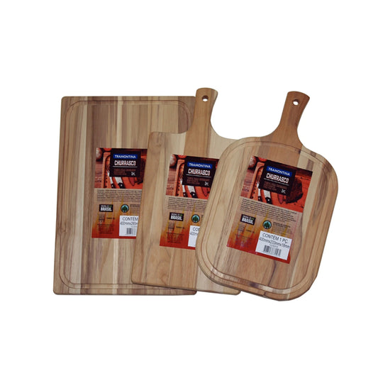 3 Tablas de madera "CHURRASCO"