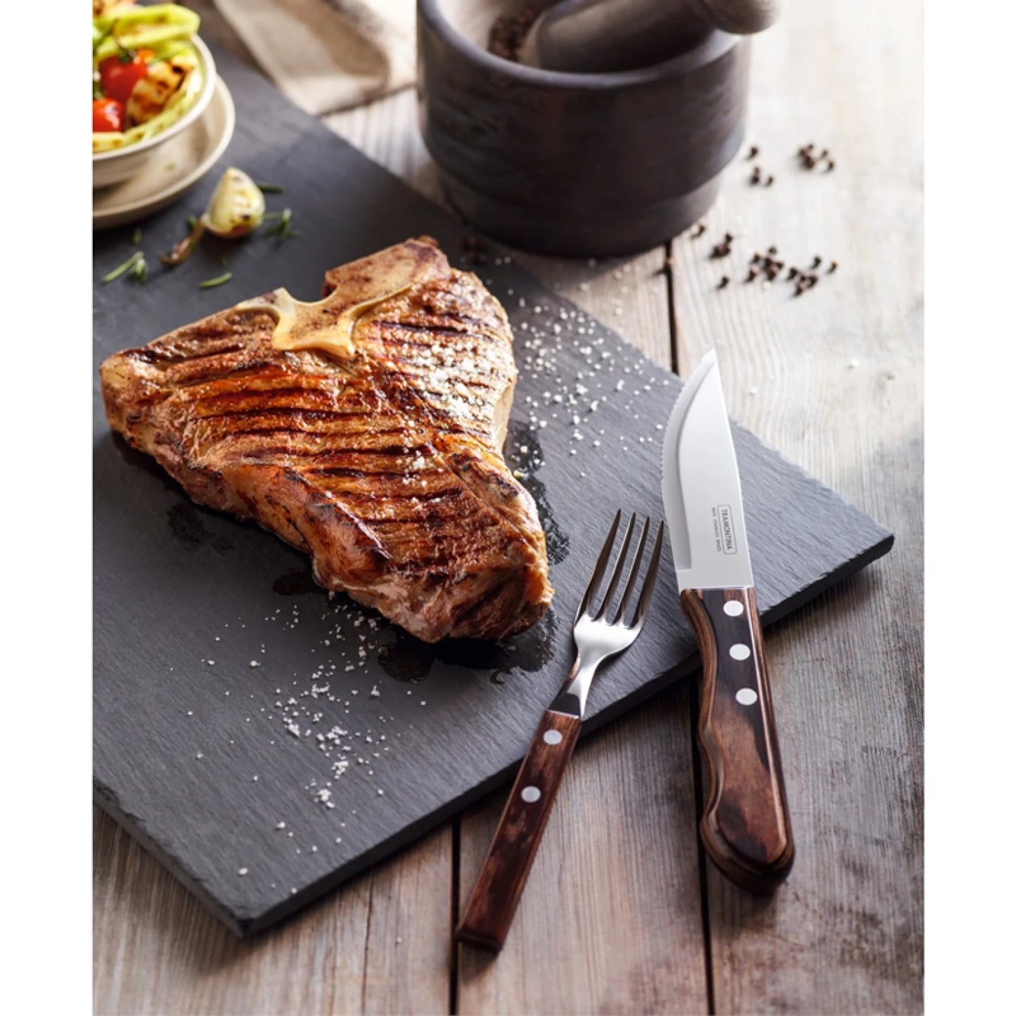 Tenedor para asado modelo CHURRASCO, 12 piezas