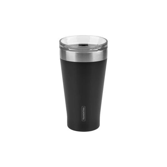 Vaso térmico negro con tapa 550ml